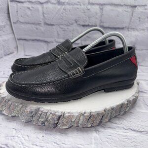 Footjoy Club Penny Loafer Men's 8 M Black Leather Casual Slip On Shoes 79047
